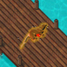 Subtle gold outline on a loot container