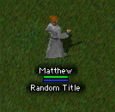 Selected player title shown under a character name