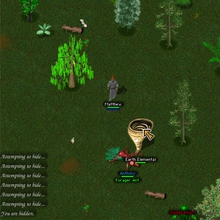 Helpful targeting selecting an ant while nearby scenery is ignored
